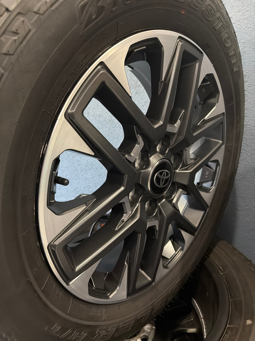 20” OEM TAKE OFF Toyota Tundra & Sequoia Wheels with 265/60R20 Bridgestone Tires – PT946-34220
