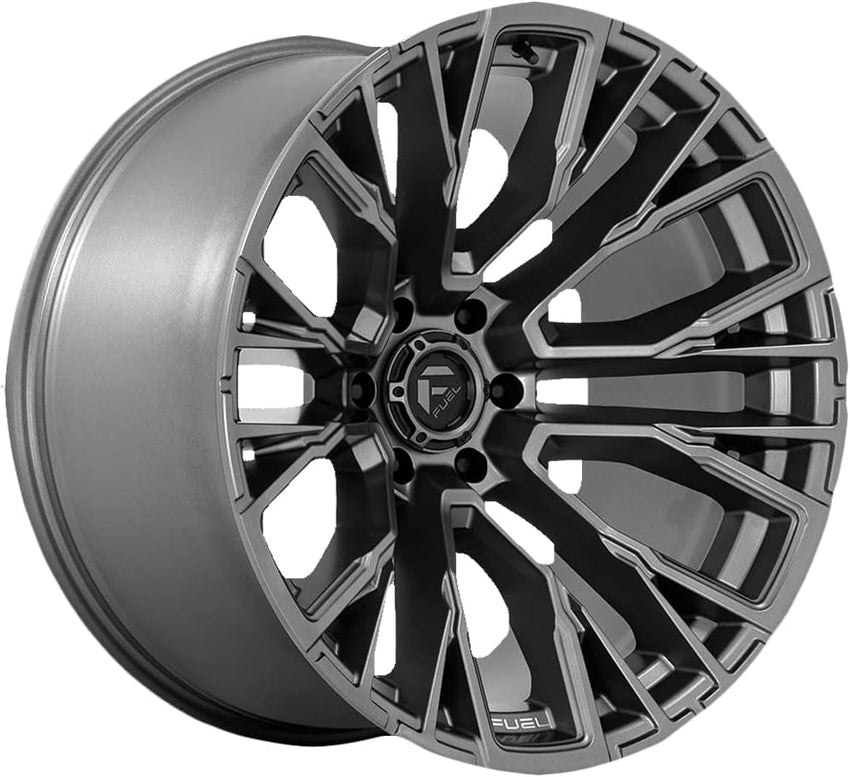 Fuel D848 Rebar 22x12 Gunmetal Wheel