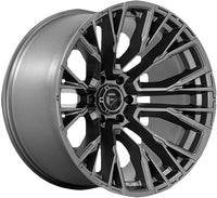 Fuel D848 Rebar 22x12 Gunmetal Wheel