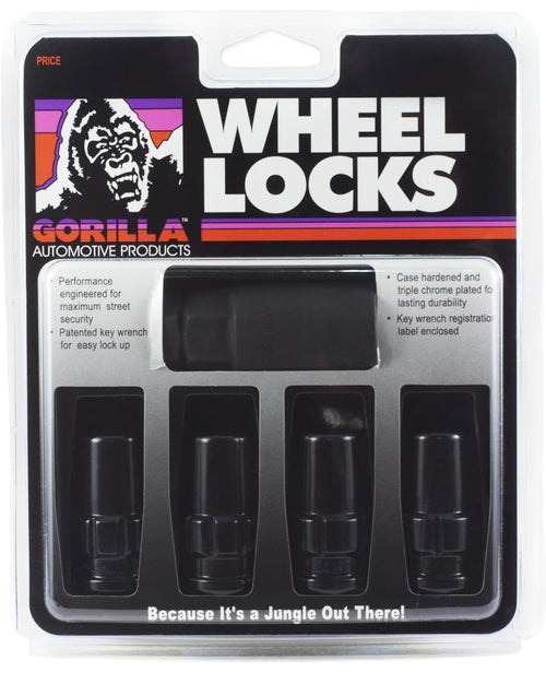 Gorilla Automotive 76641NBC Black 14mm x 1.50