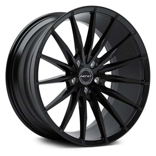 18X8 INNOVIT WHEELS TORQUE 5X112 5X114.3 BLACK SATIN LACQUER