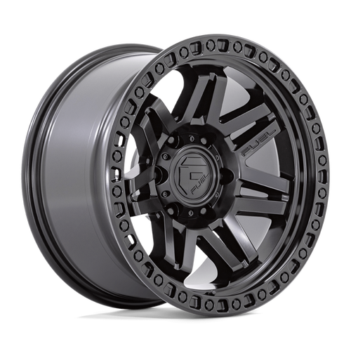FUEL D810 17X9 6X5.5 BLK-OUT -12MM